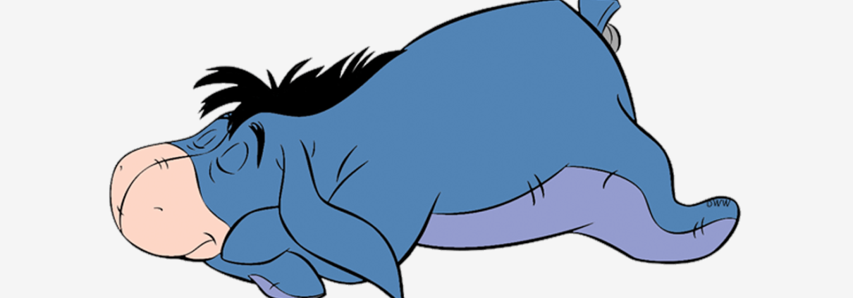 Eeyore lays down content knowing his advice to technical copywriters will ease their minds.